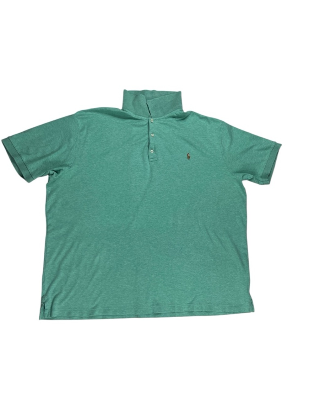 Polo Ralph Lauren Mint Green Short Sleeve Lightweight Polo Shirt Size 3XB